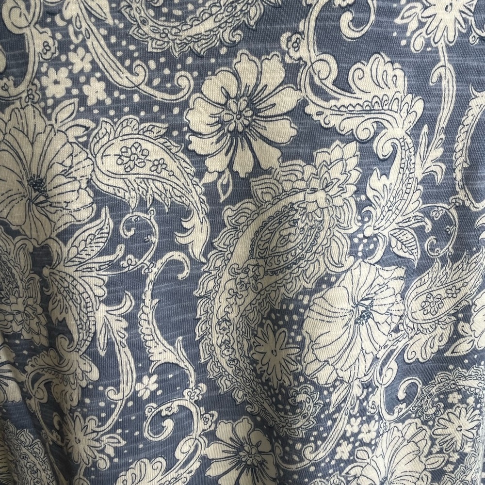 J Jill Floral Blue and White Dress - Picture 6 of 6